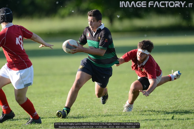 2015-05-09 Rugby Lyons Settimo Milanese U16-Rugby Varese 1770 Matteo Dario.jpg